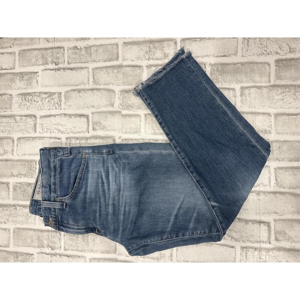 AG Adriano Goldschmied The Ex-Boyfriendn Slim Jeans in Light Blue Wash, Size 25R